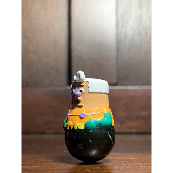 Spongebob Squarepants Mermaid Man Wobbler Mini Weighted Action Figure 1.5” - Picture 3 of 4